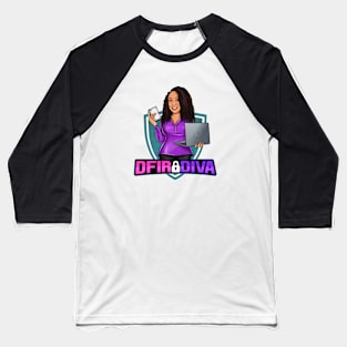 DFIR Diva Full Logo Baseball T-Shirt